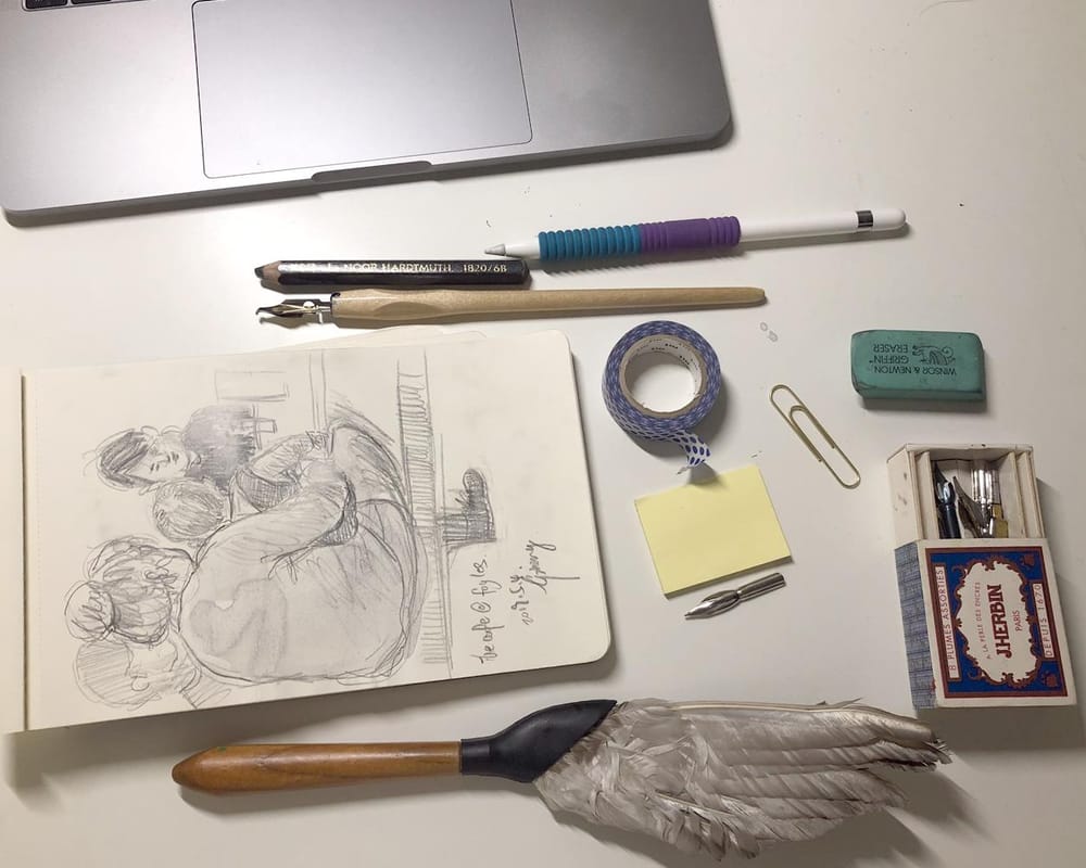 My best friends in my studio - image 2 - student project