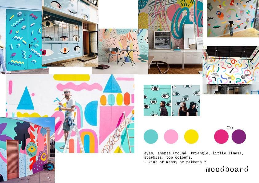 Design a mural for my office - image 2 - student project