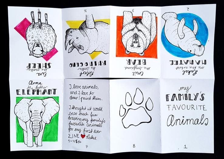 My Family's Favorite Animals - My First Zine - image 3 - student project