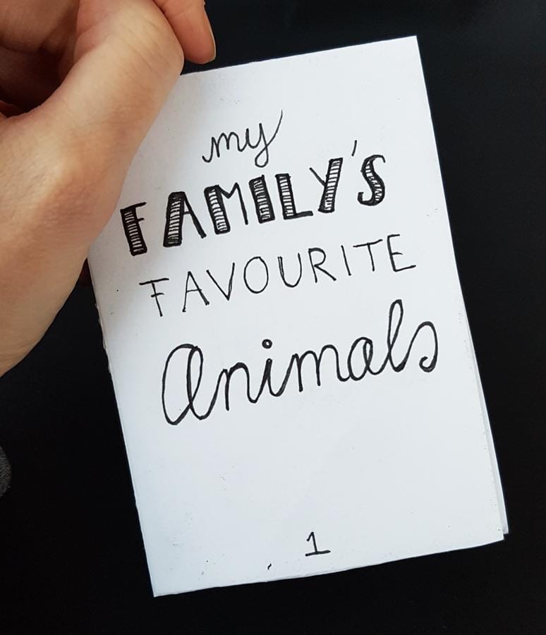 My Family's Favorite Animals - My First Zine - image 1 - student project