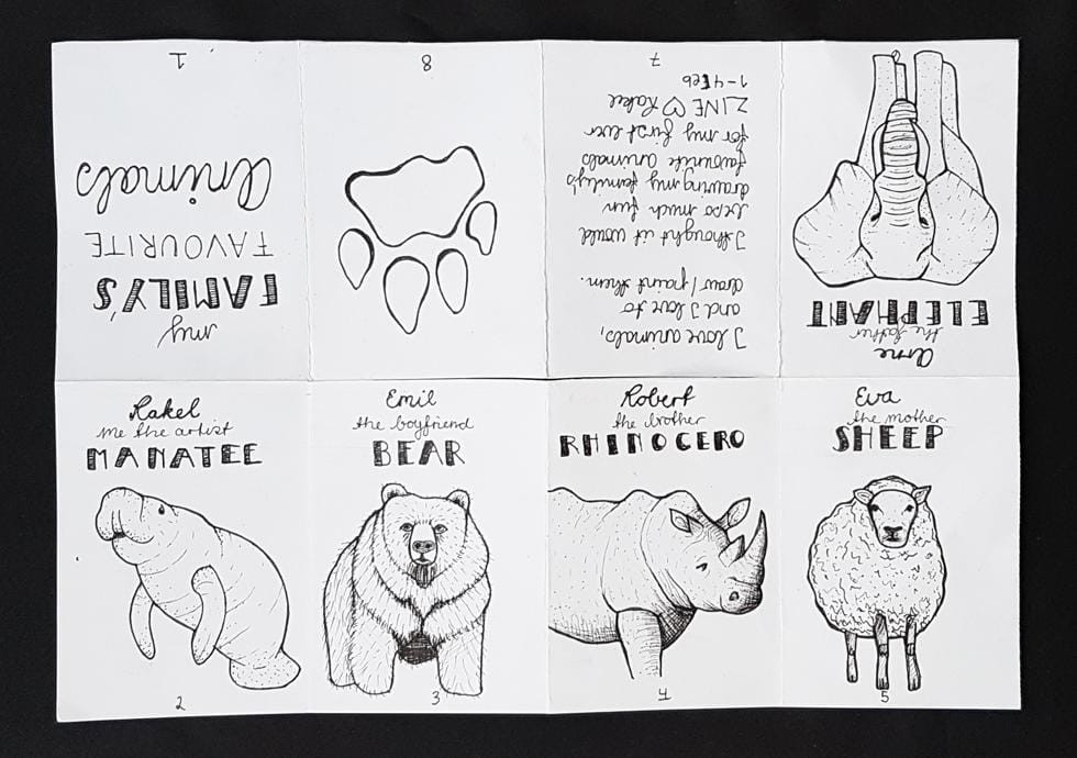 My Family's Favorite Animals - My First Zine - image 2 - student project