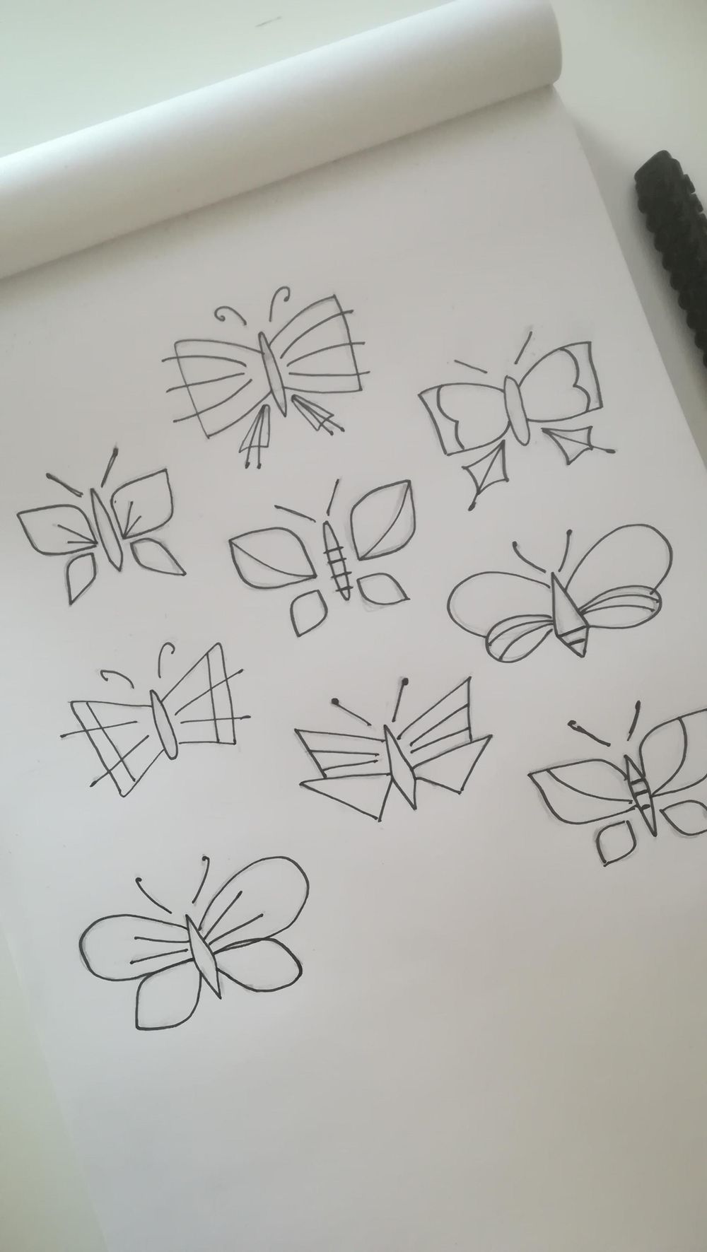 Drawing butterflies - image 1 - student project