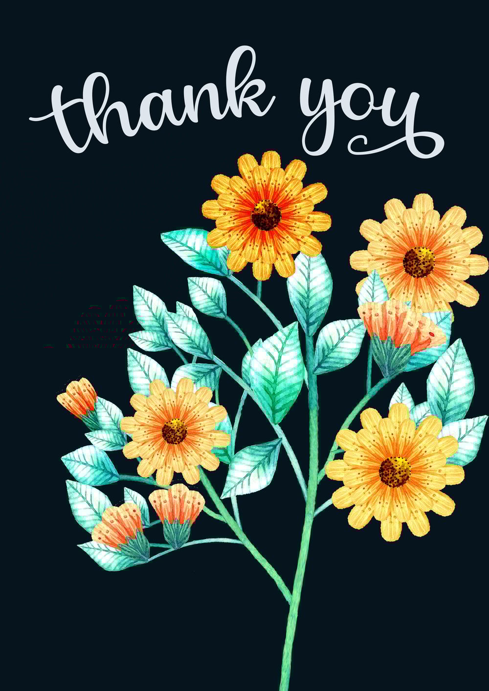 Thank you Card - image 1 - student project