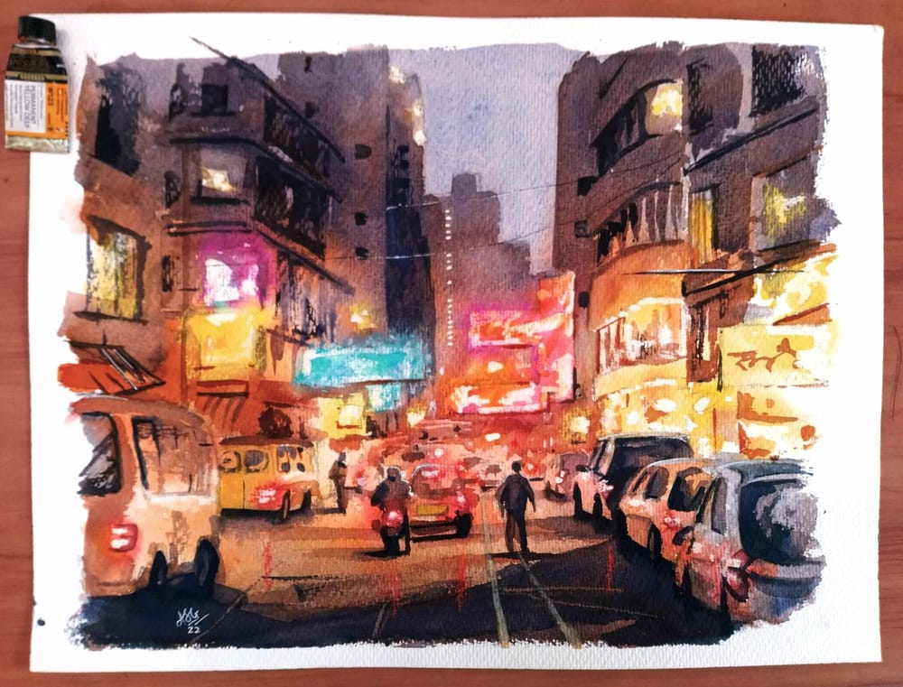 Neon Street - image 1 - student project