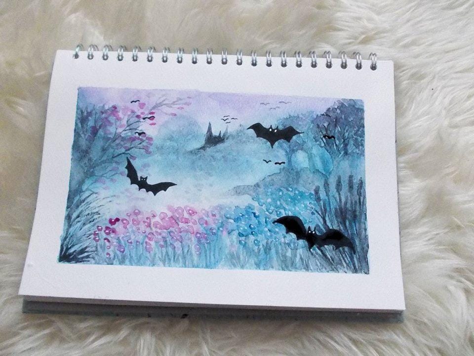 Magical bat friendly Landscape - image 1 - student project