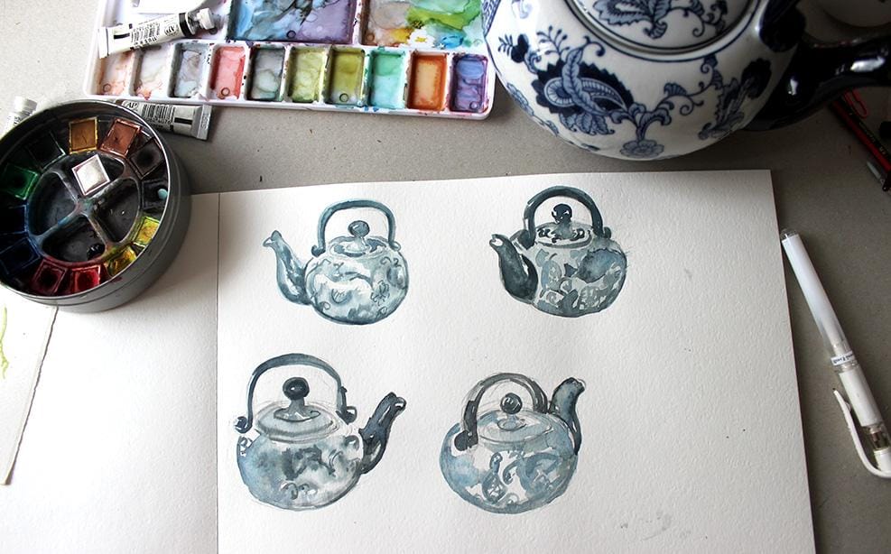 Watercolour story: Explore with colour - image 4 - student project