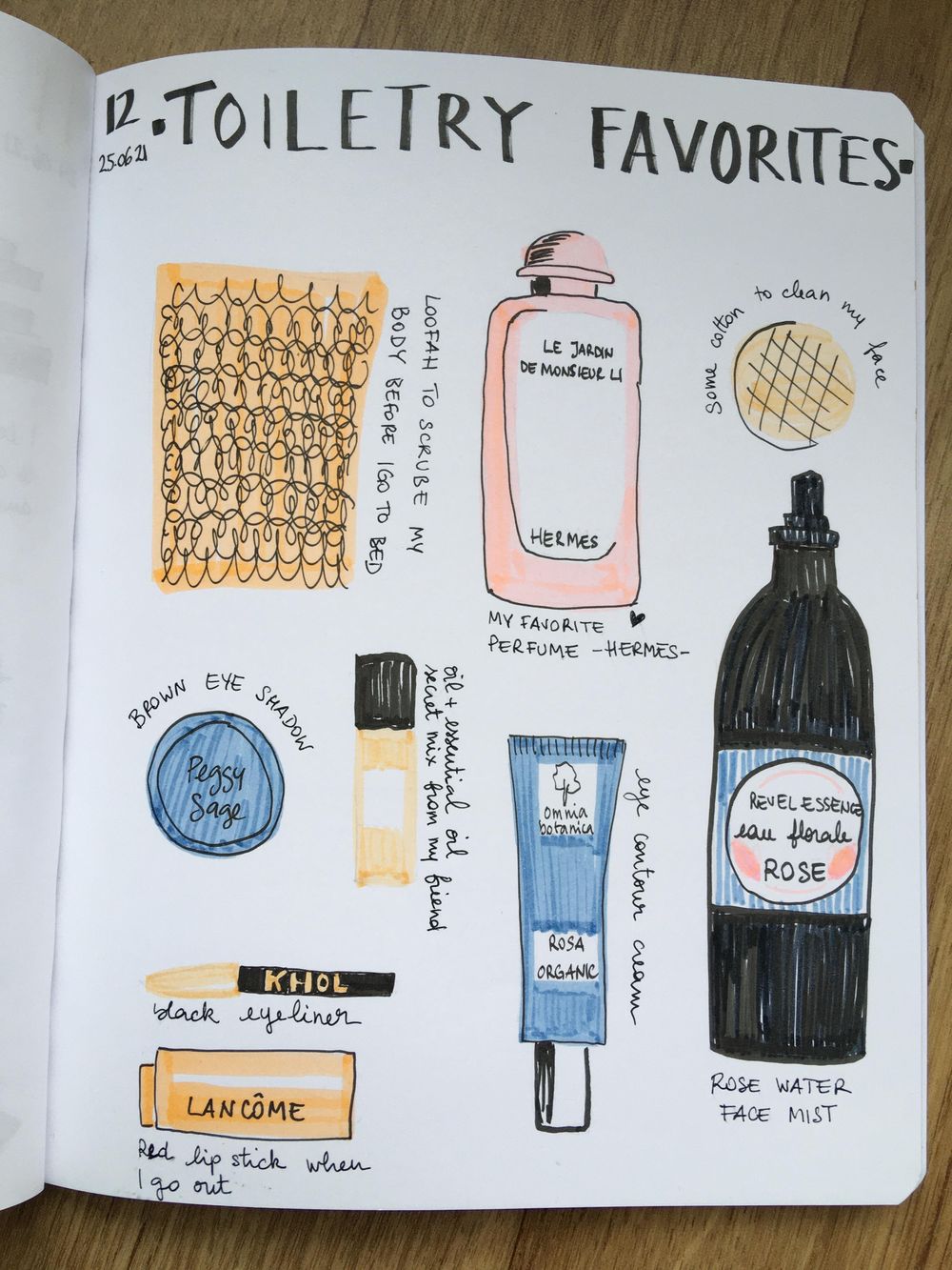 Illustrated journaling - image 12 - student project