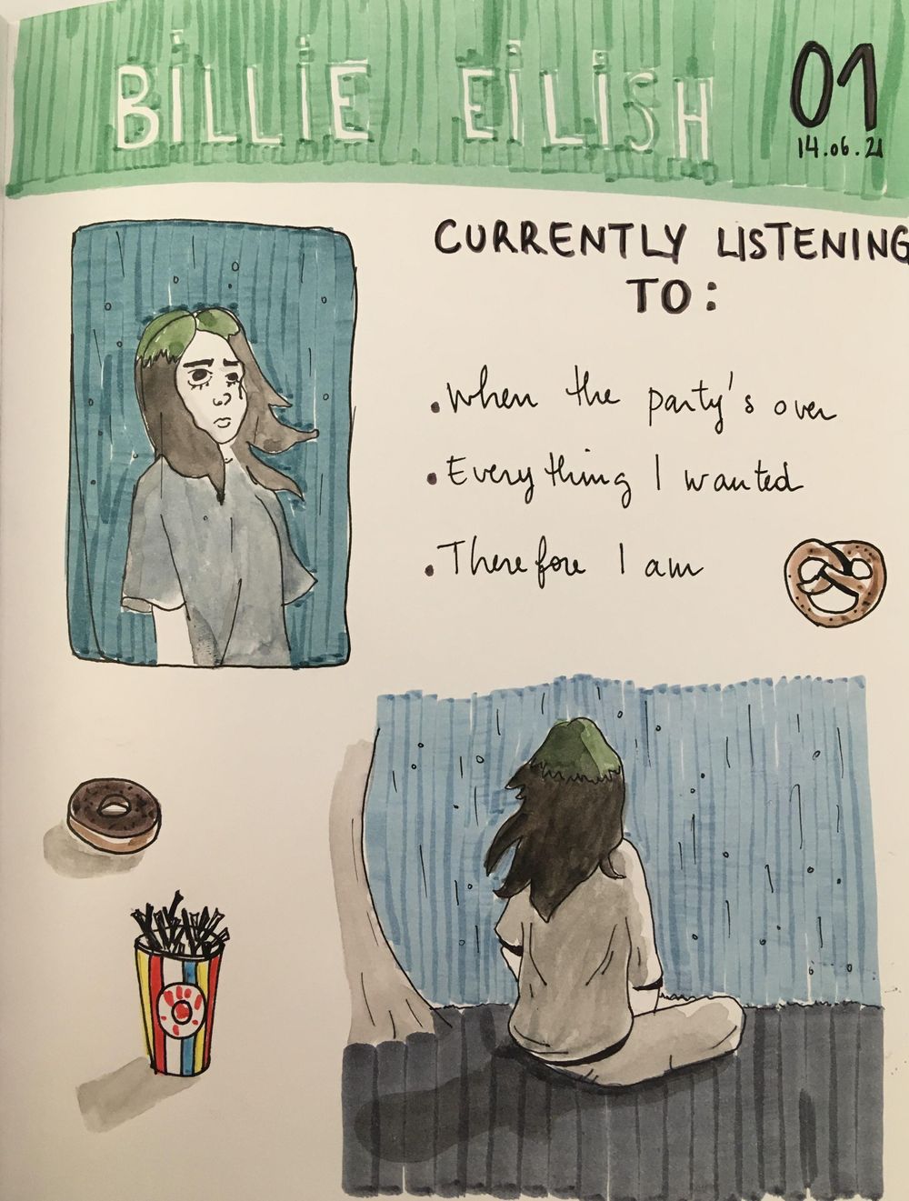 Illustrated journaling - image 1 - student project