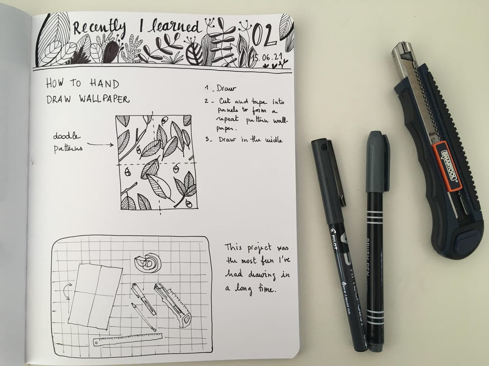 Illustrated journaling - image 2 - student project