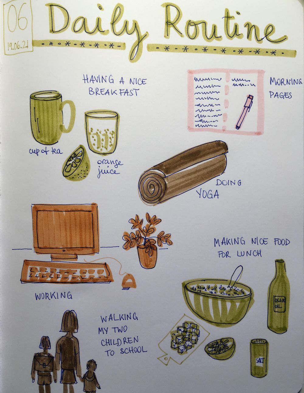Illustrated journaling - image 6 - student project