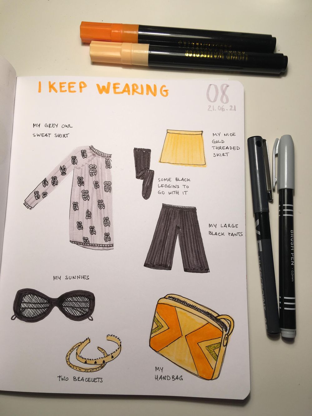 Illustrated journaling - image 8 - student project