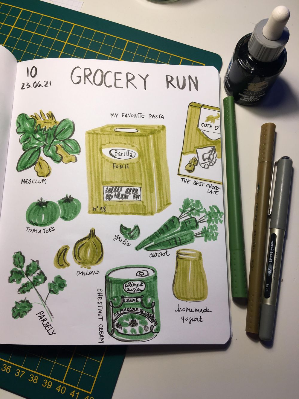 Illustrated journaling - image 10 - student project