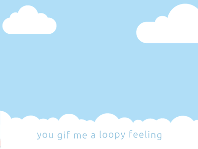 My first attempt at After Effects - you gif me a loopy feeling - image 1 - student project