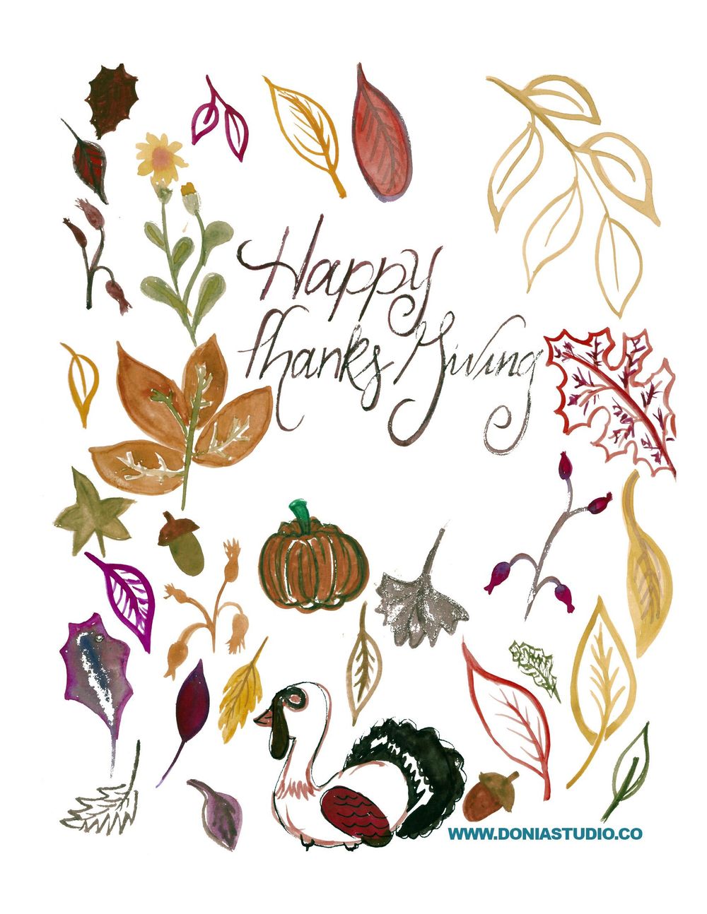 thanksgiving-2018-motifs-and-email-blast-skillshare-student-project