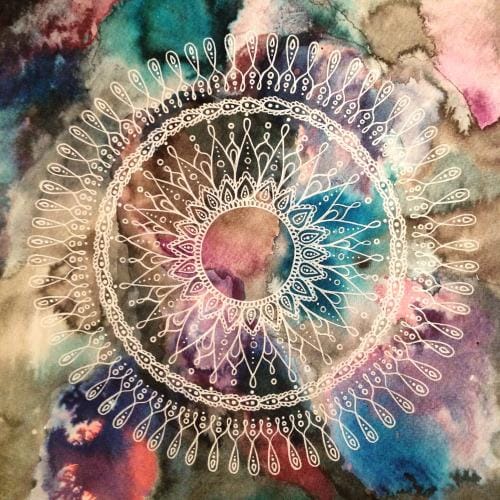 Monochrome Mushroom with Pulse and Precision Exercises, Magical Mandalas and Mushroom Galaxies :) - image 4 - student project