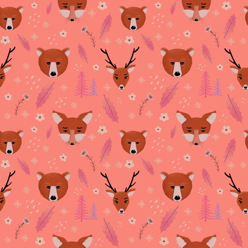 Seamless forest pattern - image 1 - student project