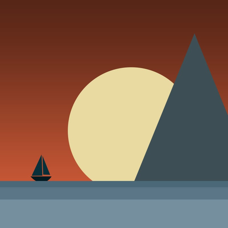 Lone Sail Boat - image 1 - student project