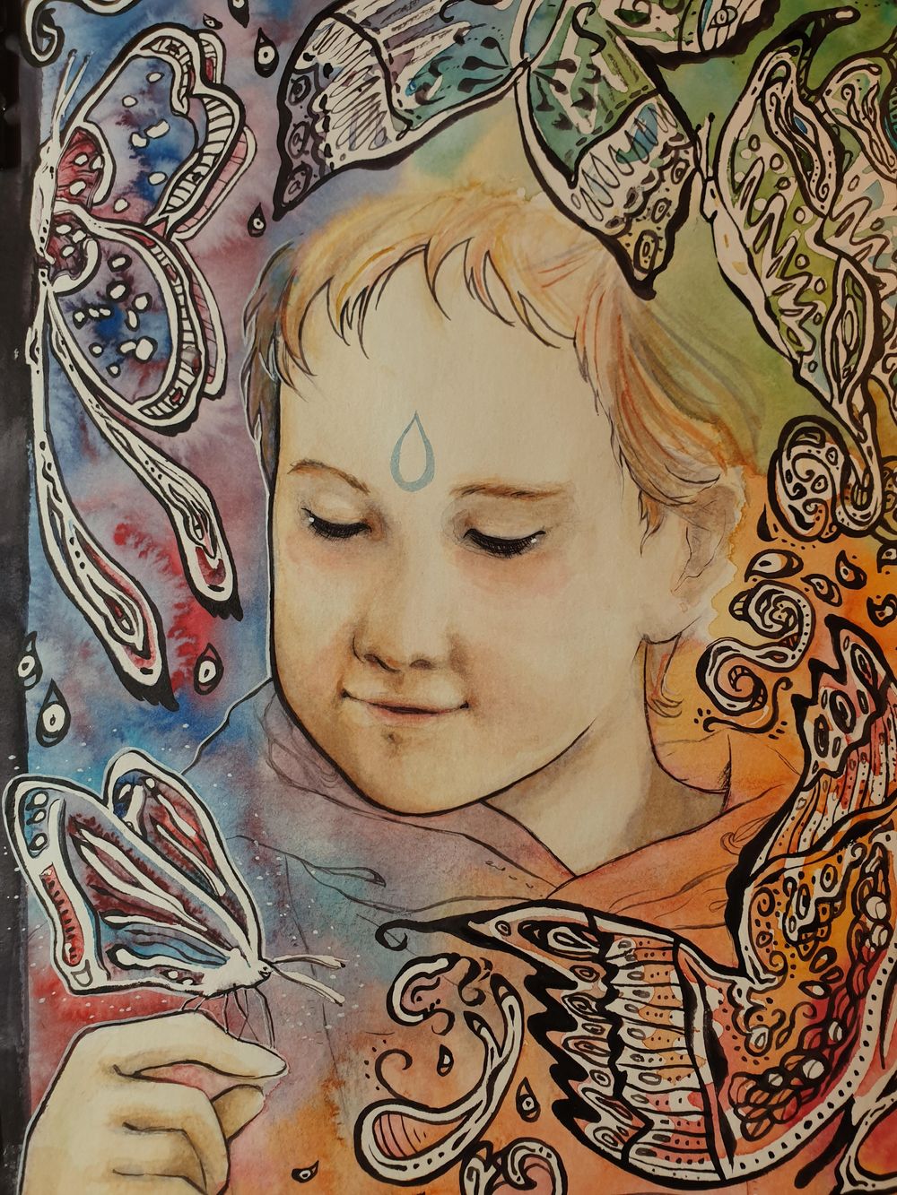 WiP: Kid with butterflies - image 7 - student project