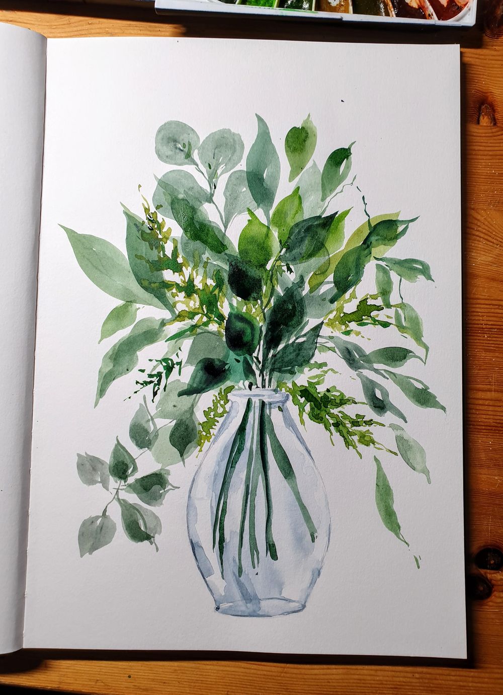 Leafy vase - image 1 - student project