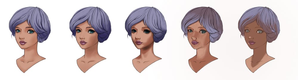 Colouring dolls and trying to get the shading right - image 4 - student project