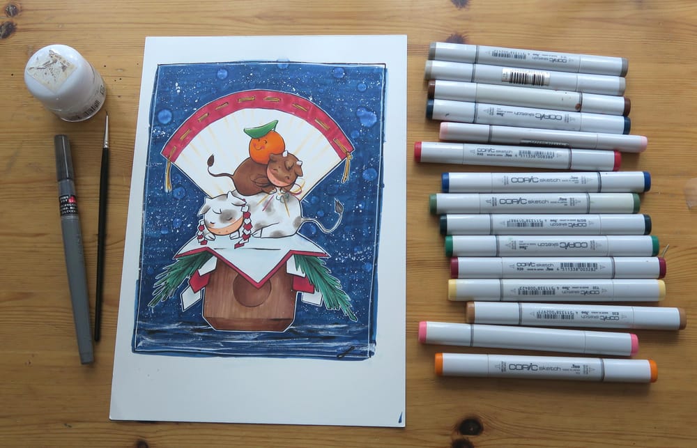 WIP Trying to make markers work for me again Skillshare Student Project