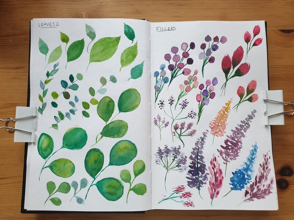 Learning to paint florals, trying my best - image 2 - student project