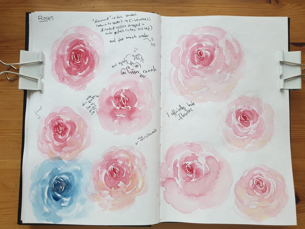 Learning to paint florals, trying my best - image 4 - student project