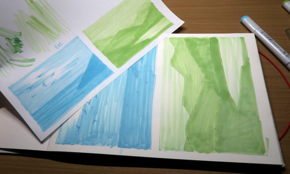 WIP Trying to make markers work for me again Skillshare Student Project