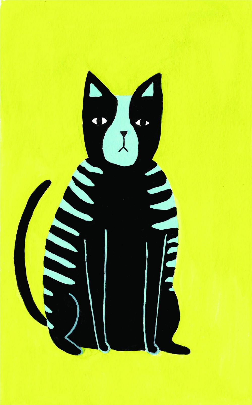 Fat Fluro Cat - image 1 - student project