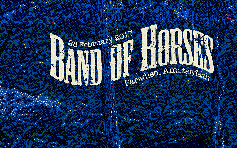 Rock Poster for "Band of Horses" - image 3 - student project