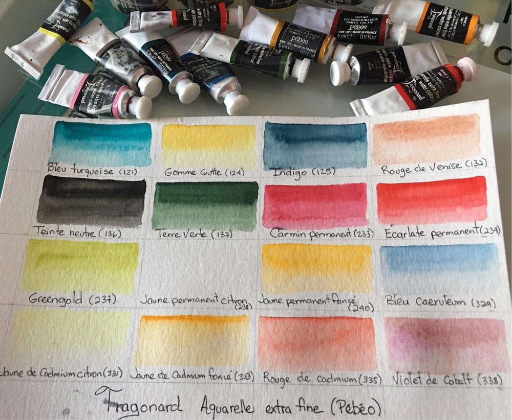 My collection of watercolor - image 2 - student project