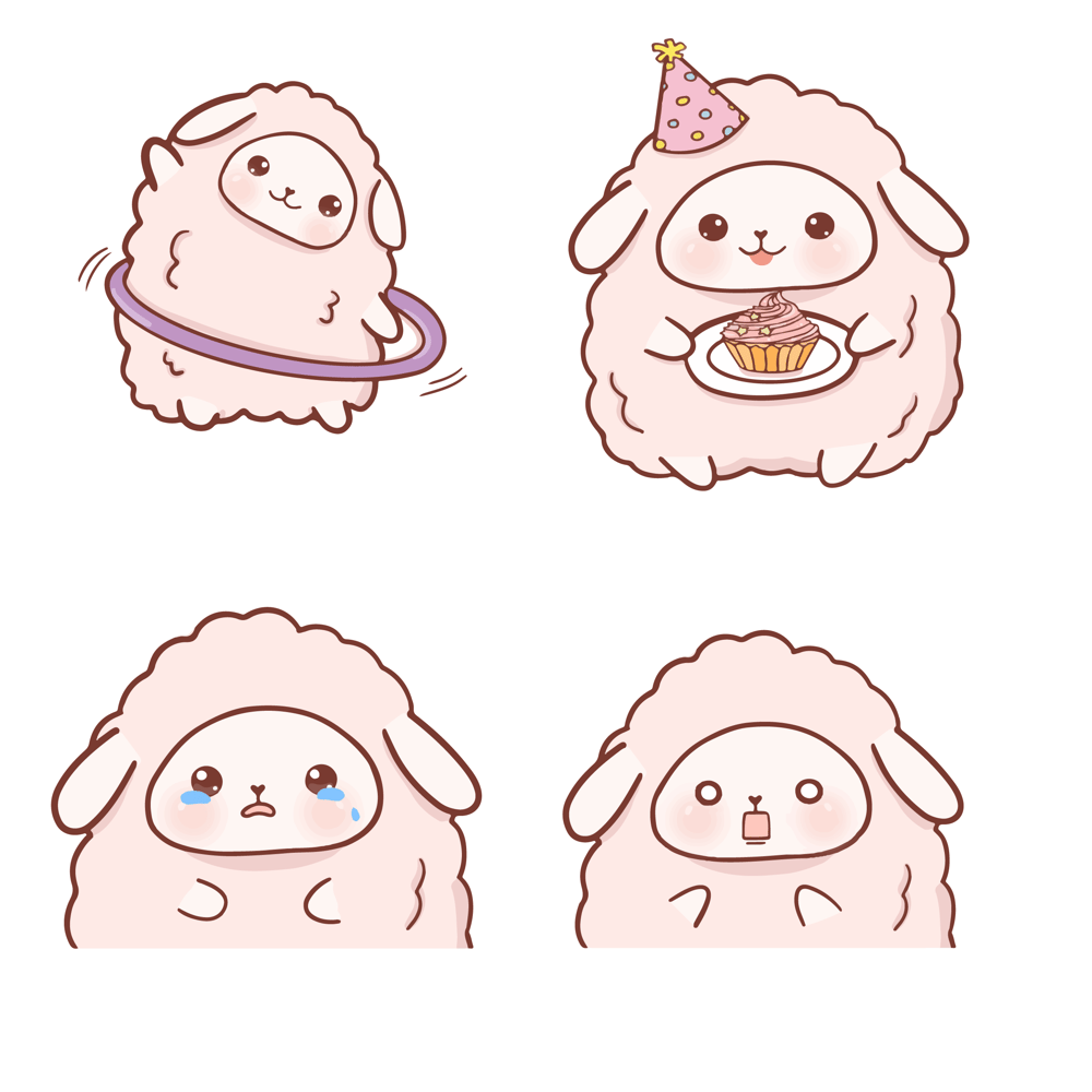 Sticker Pack, Mister Fleece - image 2 - student project