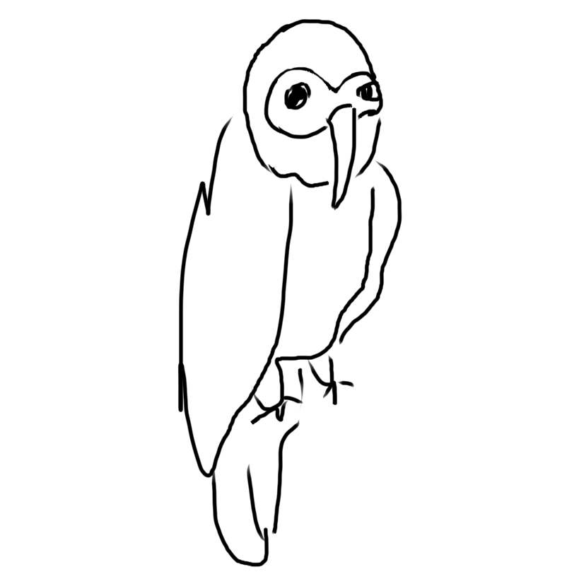 Creatures line drawing - image 1 - student project