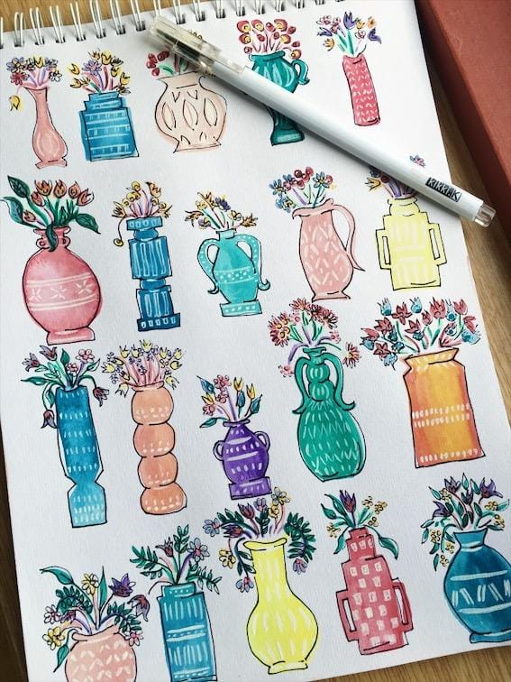 Find Your Creative Style: An Exploration Through Floral Techniques - image 2 - student project