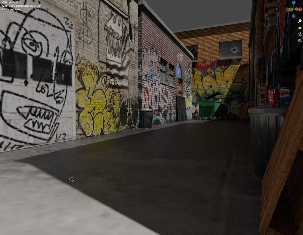 UV Mapped Alley - image 13 - student project