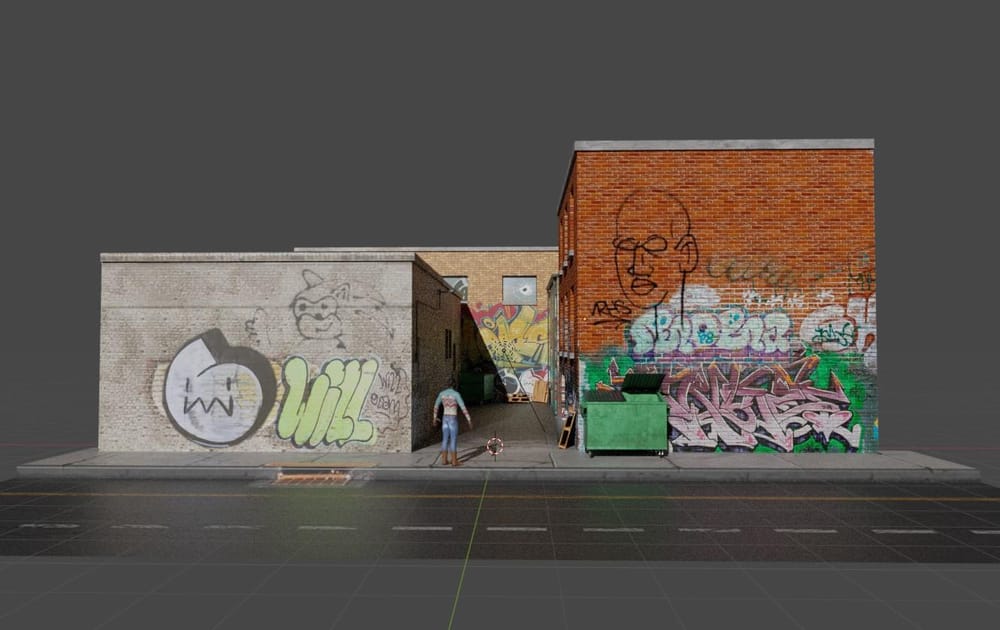 UV Mapped Alley - image 7 - student project