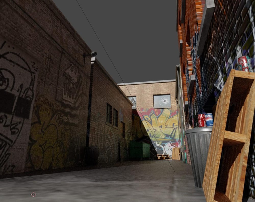 UV Mapped Alley - image 10 - student project