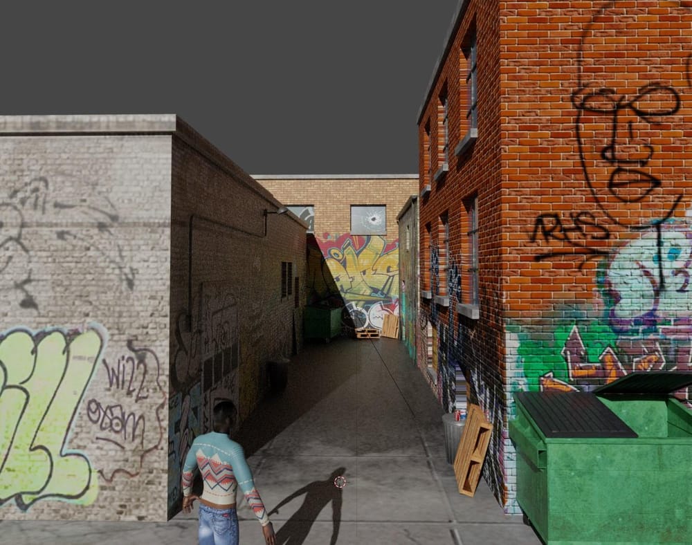 UV Mapped Alley - image 8 - student project