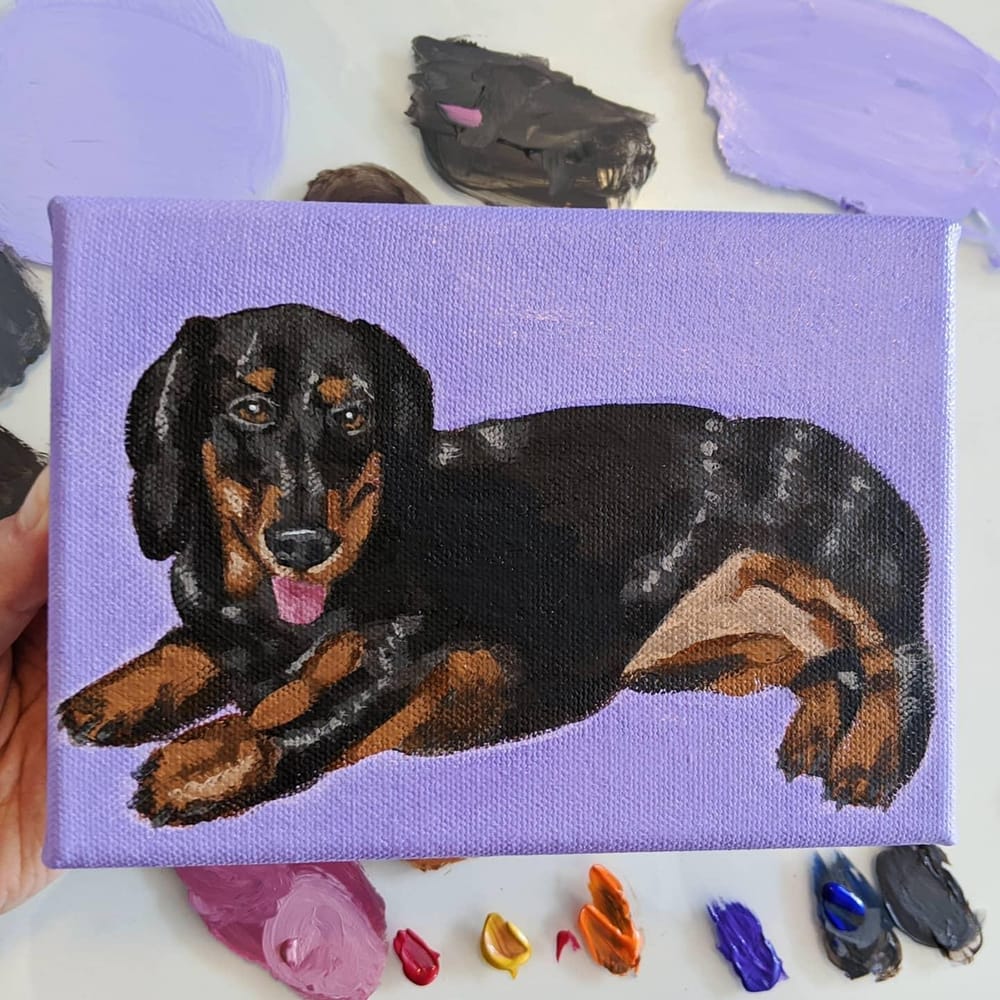 My Miniature Dachshund - image 1 - student project