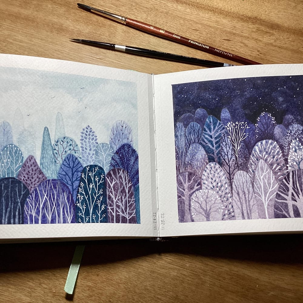 Night and Day in the Fairy Forest - image 3 - student project