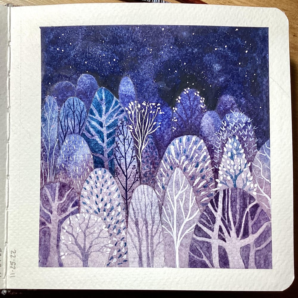 Night and Day in the Fairy Forest - image 1 - student project