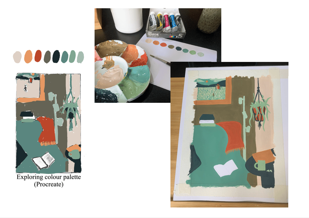 Still-Life in Gouache - image 2 - student project