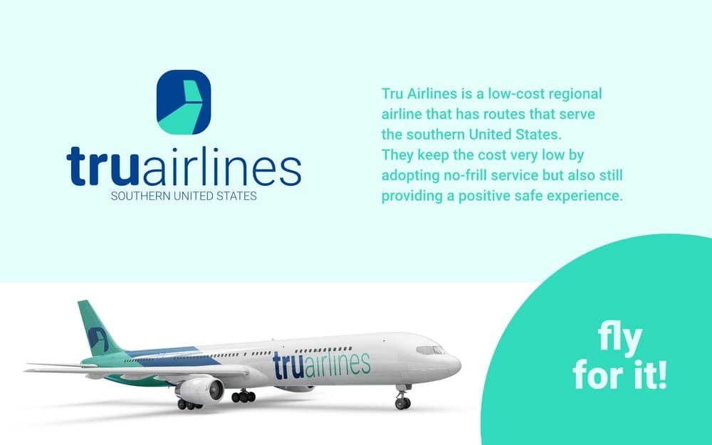tru airlines branding - image 1 - student project