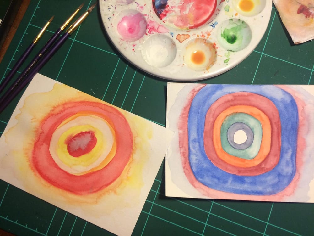 Watercolor Kandinsky - image 2 - student project