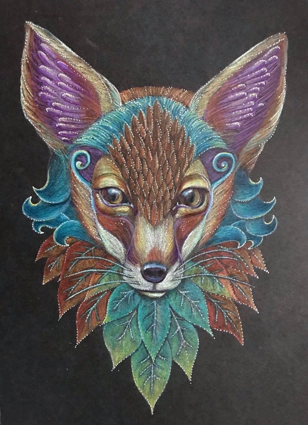 Little colourful fox - image 1 - student project