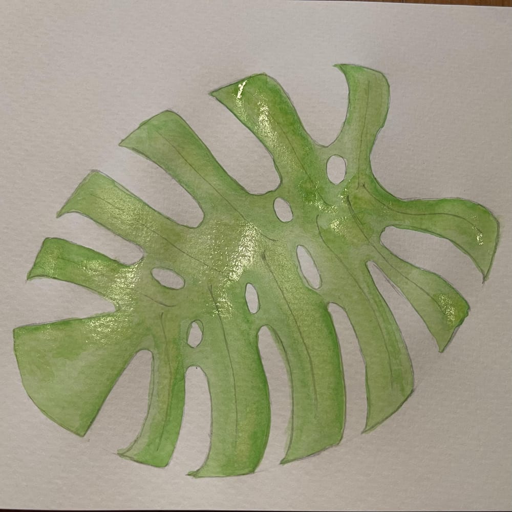 My first ever watercolor painting - image 1 - student project