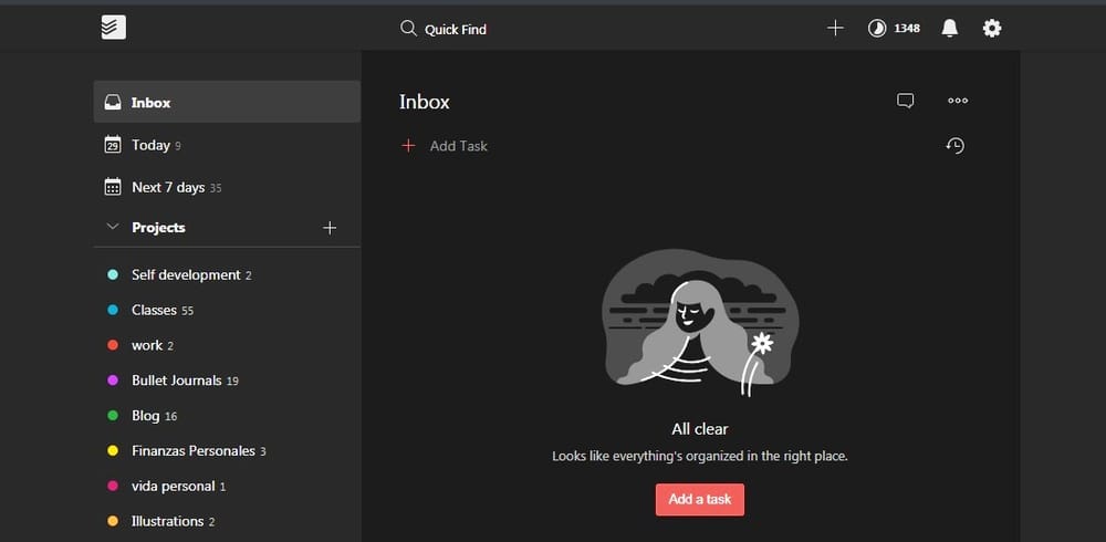 Productivity System - image 1 - student project