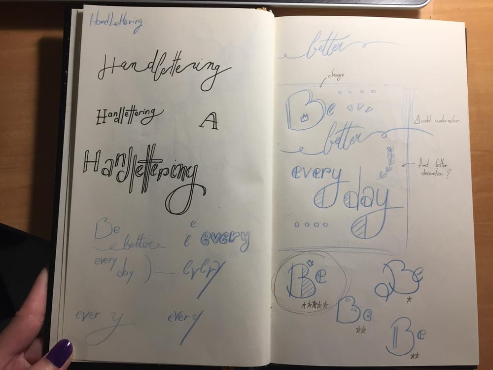 Lettering - image 2 - student project