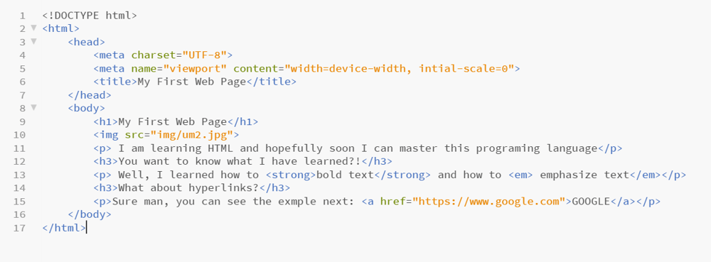 My First Web Page - image 1 - student project