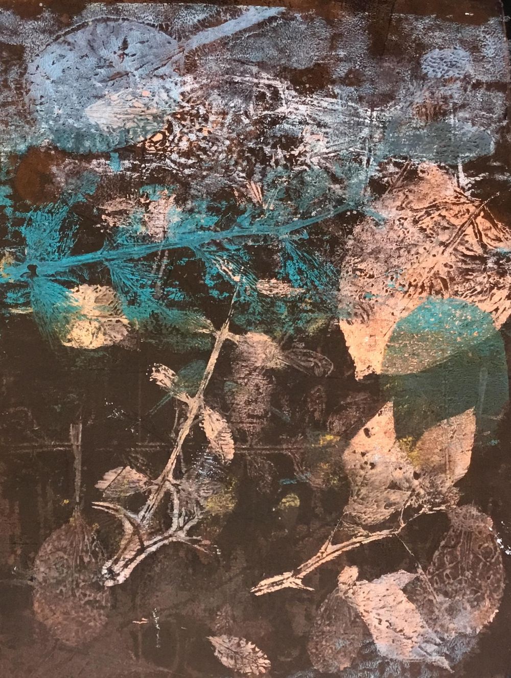 Painting on my Gelli Plate for the first time! - image 14 - student project